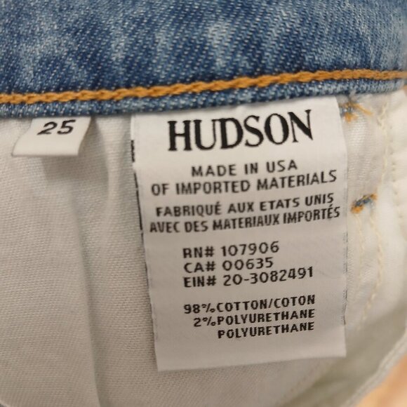 Women's Hudson Remi High Rise Denim Pencil Skirt Blue Size 25 - Picture 12 of 13